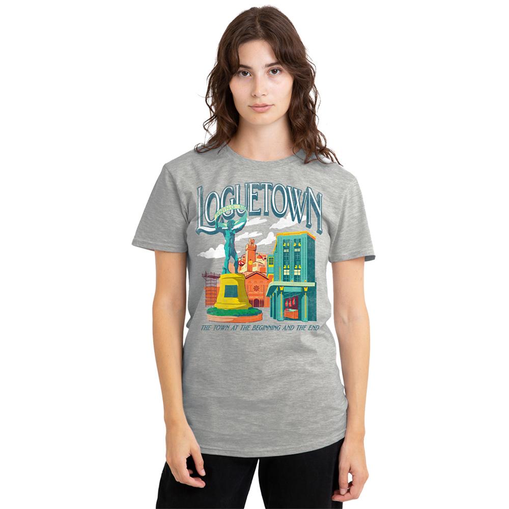 Athletic Heather - Lifestyle - One Piece Womens-Ladies Loguetown The Beginning And The End T-Shirt
