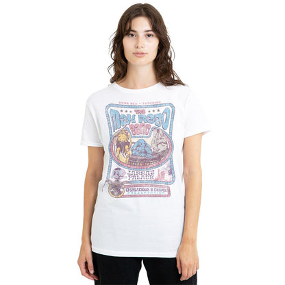 White - Lifestyle - Star Wars: The Mandalorian Womens-Ladies Rotj Max Rebo Band T-Shirt