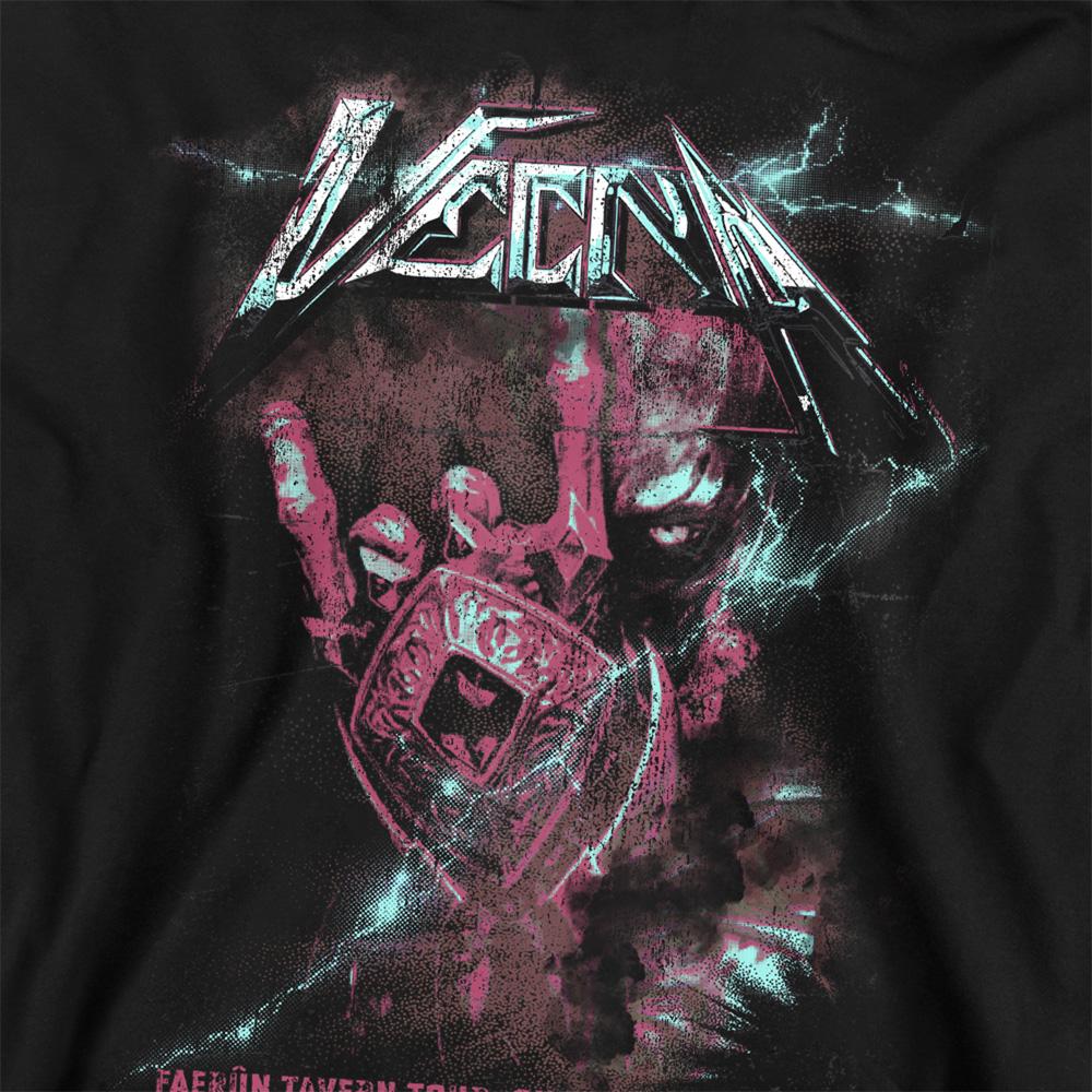 Black - Side - Dungeons & Dragons Unisex Adult Rock Band Vecna Lightning Sweatshirt