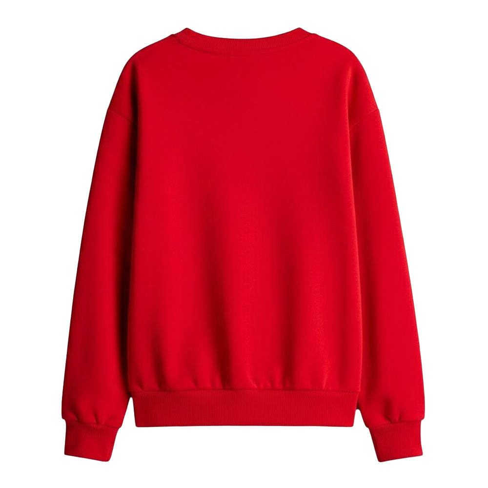 Red - Back - Firebuds Childrens-Kids To The Rescue Sweatshirt