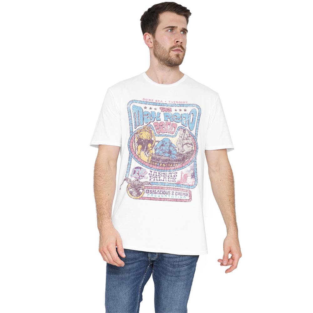 White - Back - Star Wars: Return Of The Jedi Unisex Adult Max Rebo Band T-Shirt