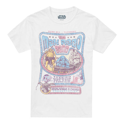 White - Front - Star Wars: Return Of The Jedi Unisex Adult Max Rebo Band T-Shirt