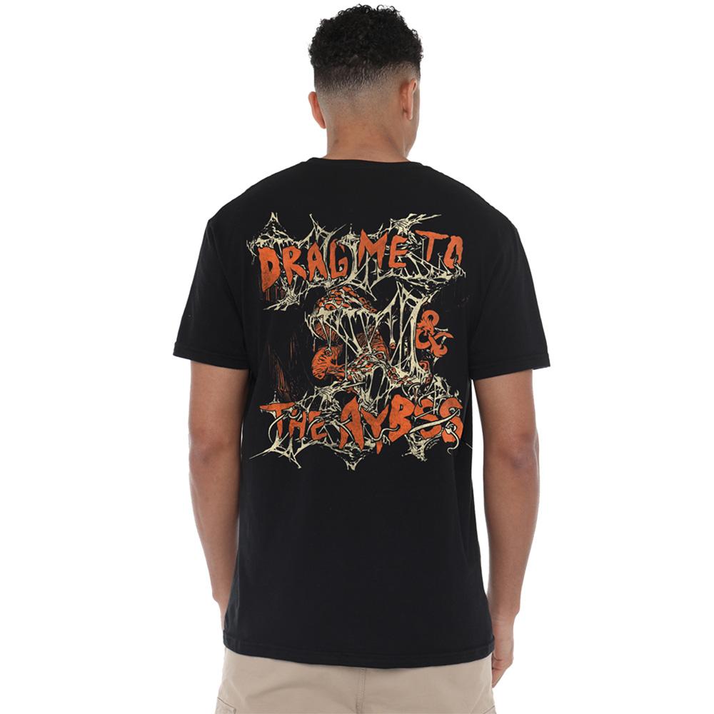 Black - Back - Dungeons & Dragons Unisex Adult Drag Me To The Abyss Back Print T-Shirt