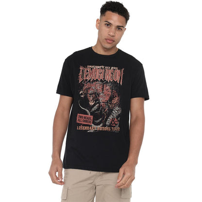 Black - Back - Dungeons & Dragons Unisex Adult Demogorgon Tour T-Shirt