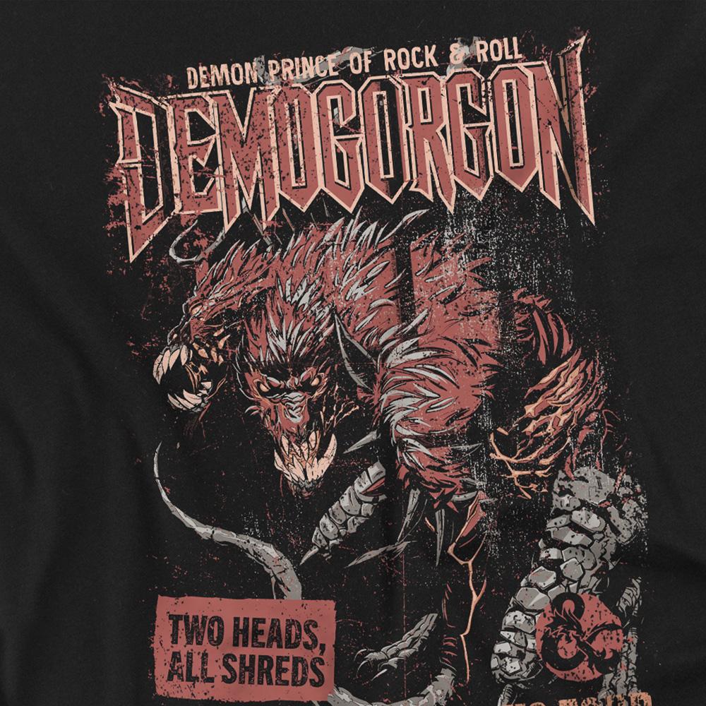 Black - Side - Dungeons & Dragons Unisex Adult Demogorgon Tour T-Shirt