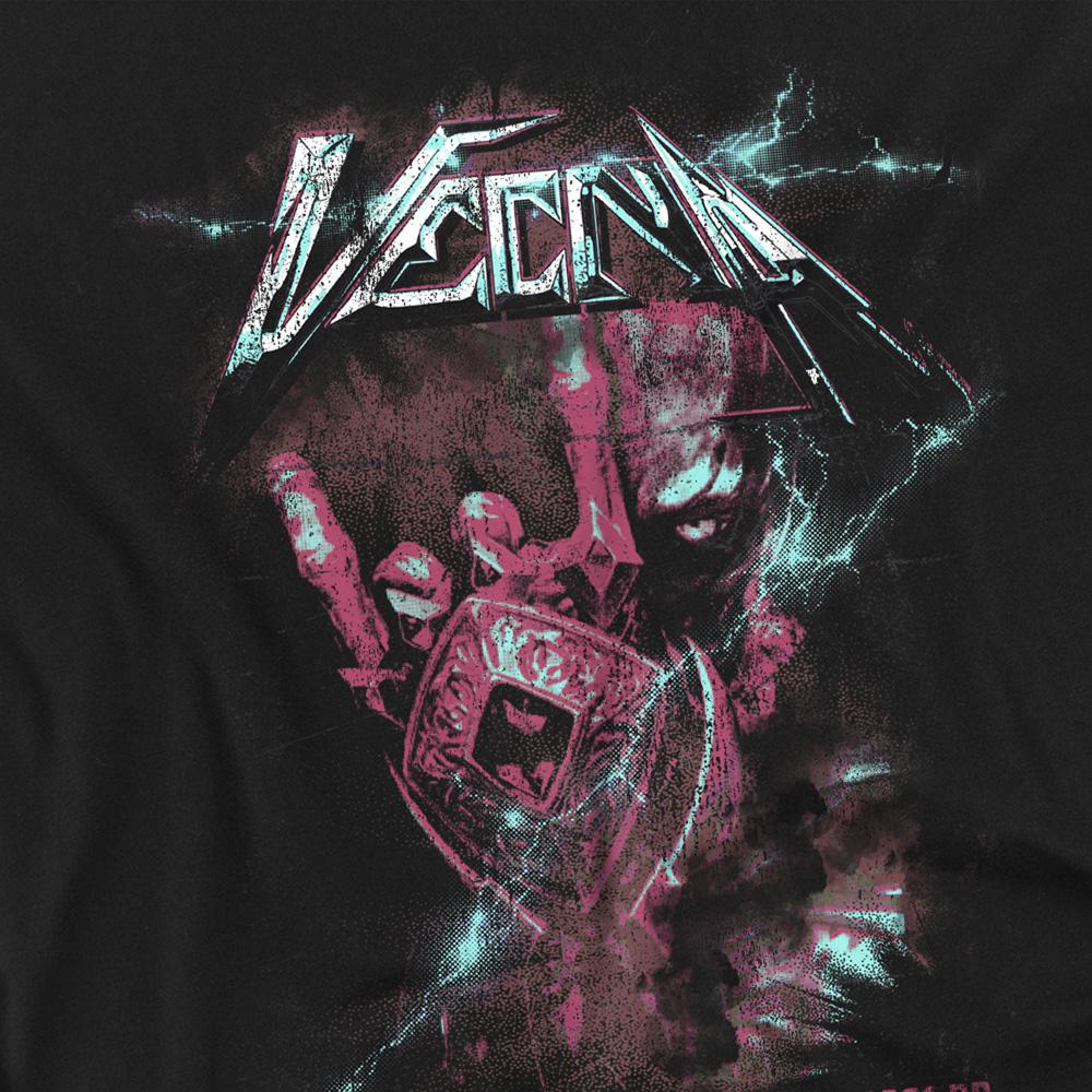 Black - Side - Dungeons & Dragons Unisex Adult Rock Band Vecna Lightning T-Shirt