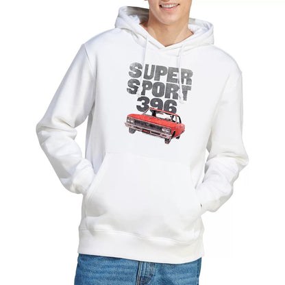 White - Back - Chevrolet Unisex Adult Chevelle Ss Hoodie