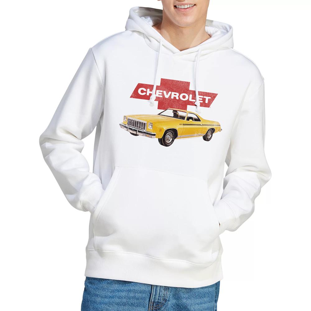 White - Back - Chevrolet Unisex Adult El Camino Hoodie