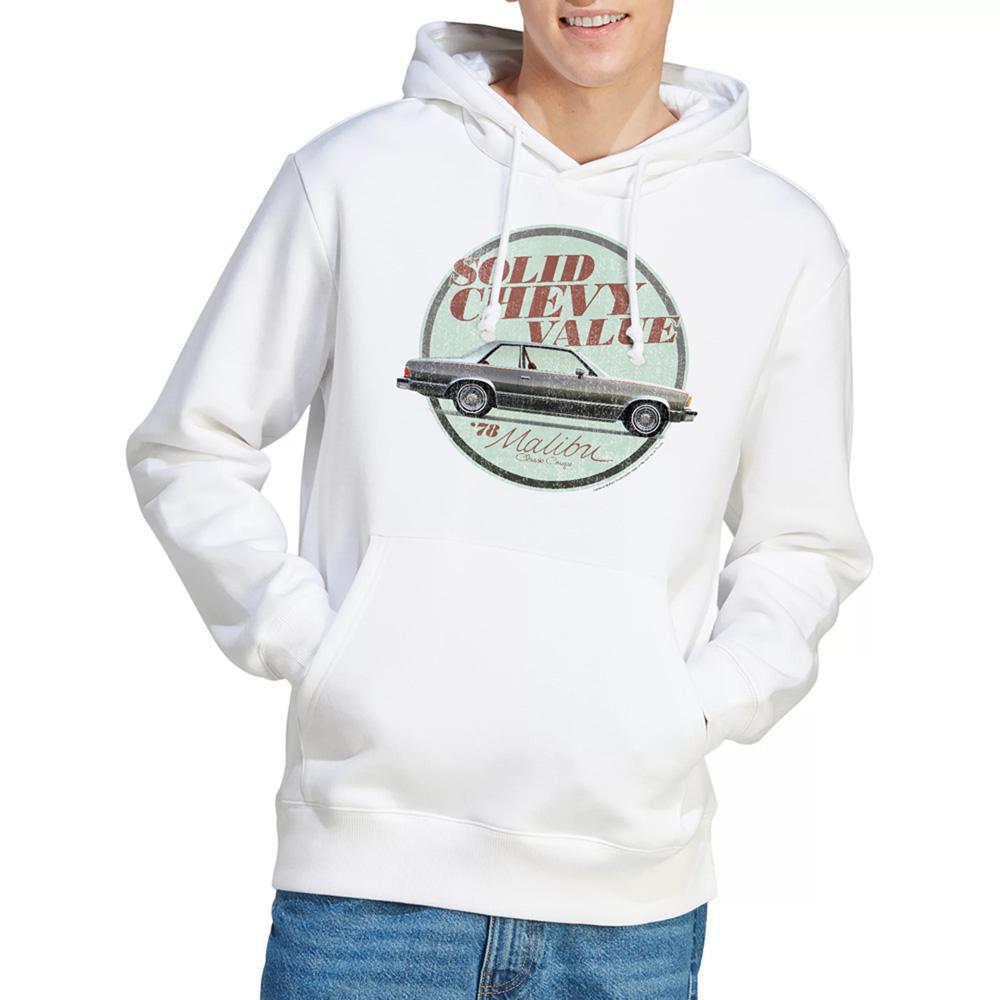 White - Back - Chevrolet Unisex Adult Do The Bu Hoodie