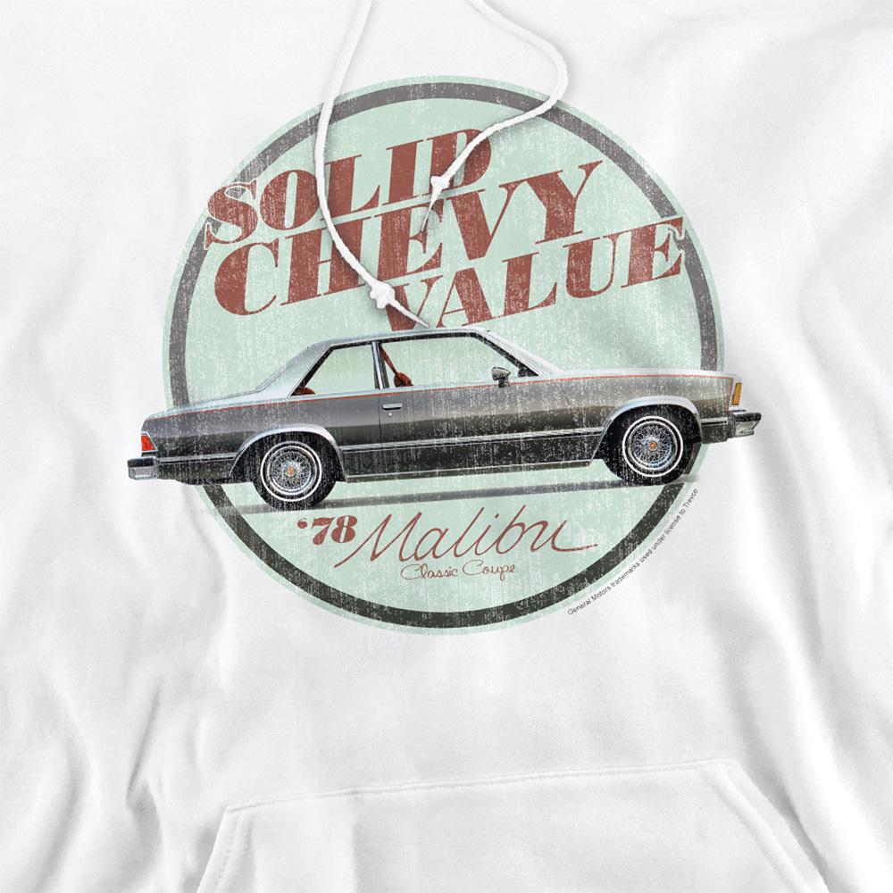 White - Side - Chevrolet Unisex Adult Do The Bu Hoodie
