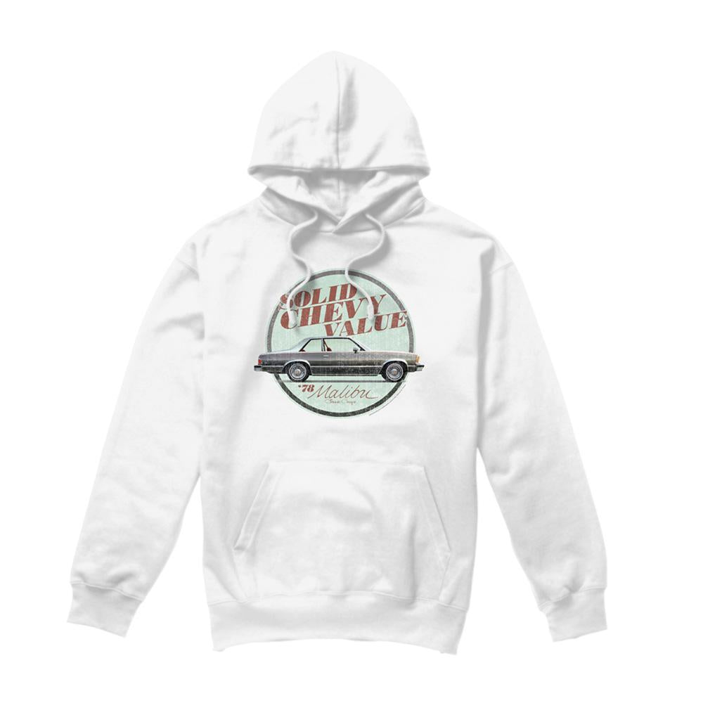 White - Front - Chevrolet Unisex Adult Do The Bu Hoodie