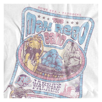 White - Side - Star Wars: The Mandalorian Unisex Adult Rotj Max Rebo Band Long-Sleeved T-Shirt