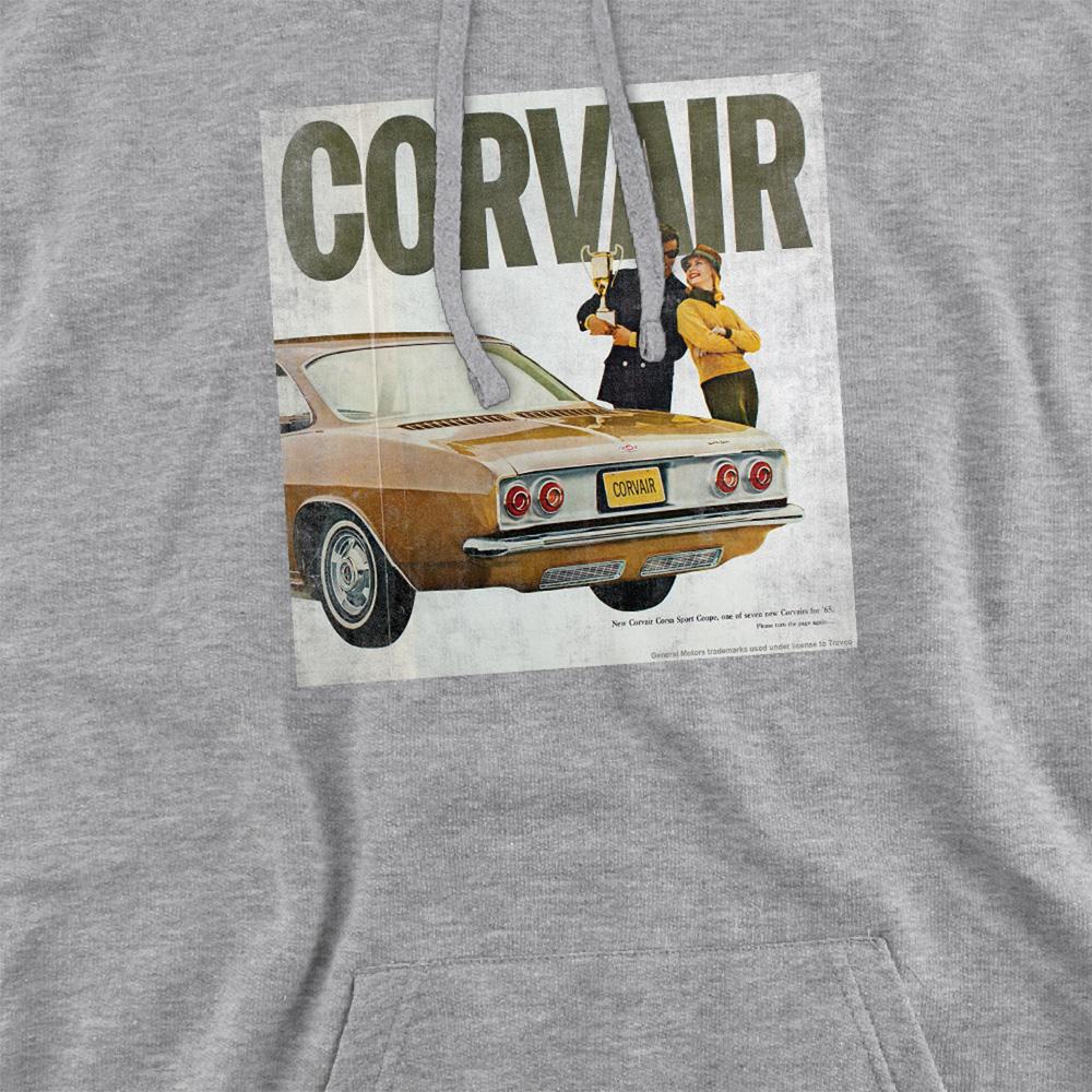Athletic Heather - Side - Chevrolet Unisex Adult Corvair Ad Hoodie