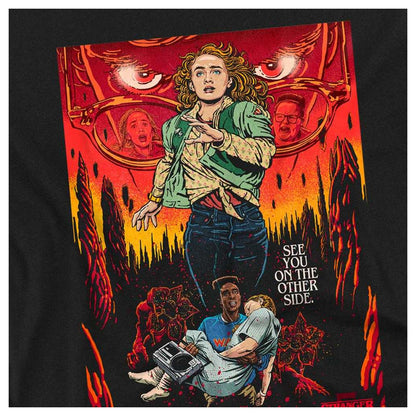 Black - Side - Stranger Things 5 Unisex Adult Butcher Billy Chapter 6 Long-Sleeved T-Shirt