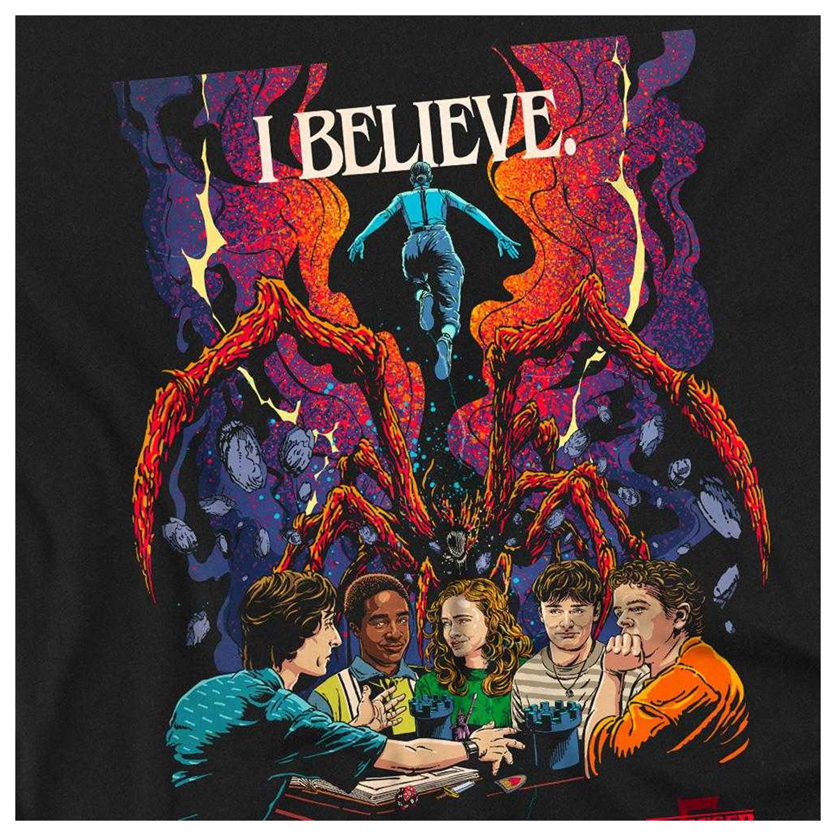 Black - Side - Stranger Things 5 Unisex Adult Butcher Billy Chapter 8 Long-Sleeved T-Shirt