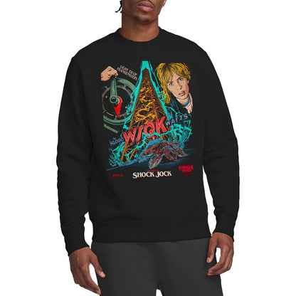 Black - Back - Stranger Things 5 Unisex Adult Butcher Billy Chapter 5 Sweatshirt