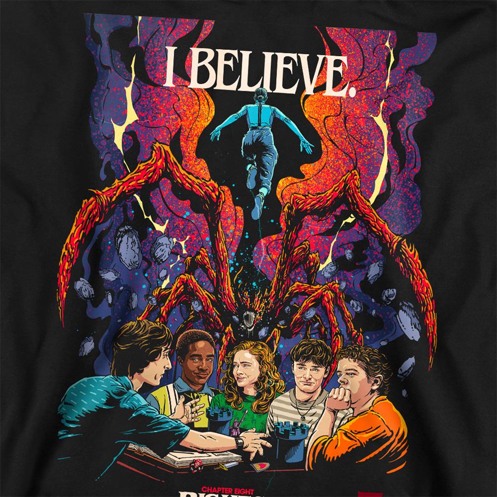 Black - Side - Stranger Things 5 Unisex Adult Butcher Billy Chapter 8 Sweatshirt