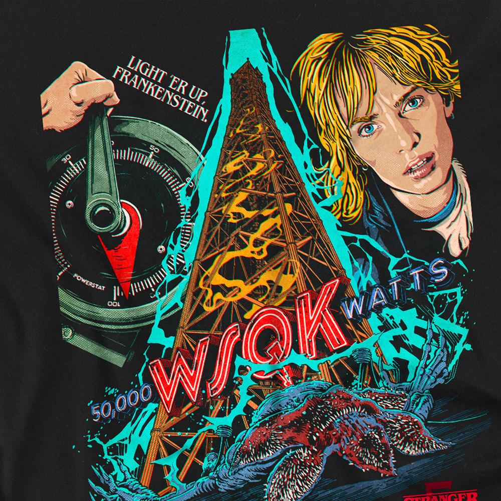 Black - Side - Stranger Things 5 Unisex Adult Butcher Billy Chapter 5 T-Shirt