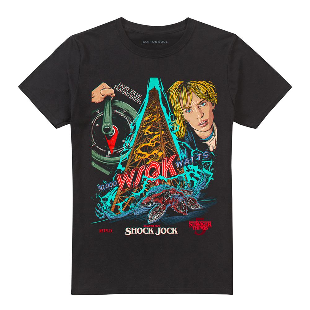Black - Front - Stranger Things 5 Unisex Adult Butcher Billy Chapter 5 T-Shirt