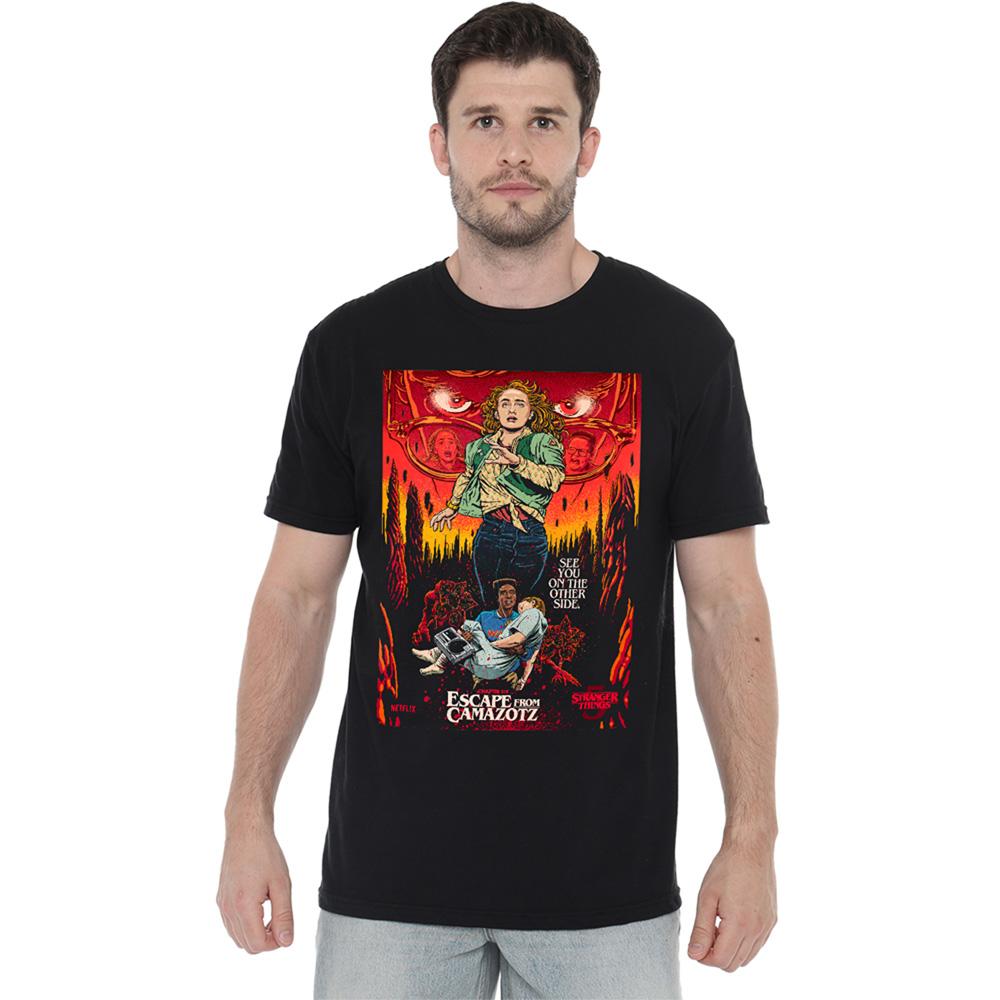Black - Back - Stranger Things 5 Unisex Adult Butcher Billy Chapter 6 T-Shirt