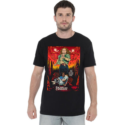 Black - Back - Stranger Things 5 Unisex Adult Butcher Billy Chapter 6 T-Shirt