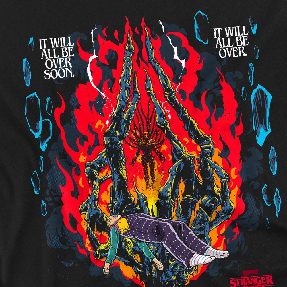 Black - Side - Stranger Things 5 Unisex Adult Butcher Billy Chapter 7 T-Shirt