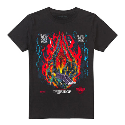 Black - Front - Stranger Things 5 Unisex Adult Butcher Billy Chapter 7 T-Shirt