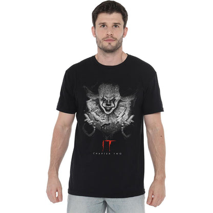 Black - Back - It Chapter 2 Unisex Adult In The Dark Pennywise T-Shirt