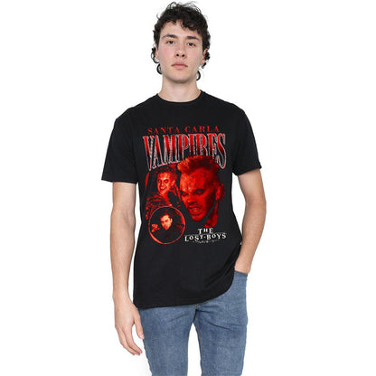 Black - Back - The Lost Boys Unisex Adult Santa Carla Vampires T-Shirt