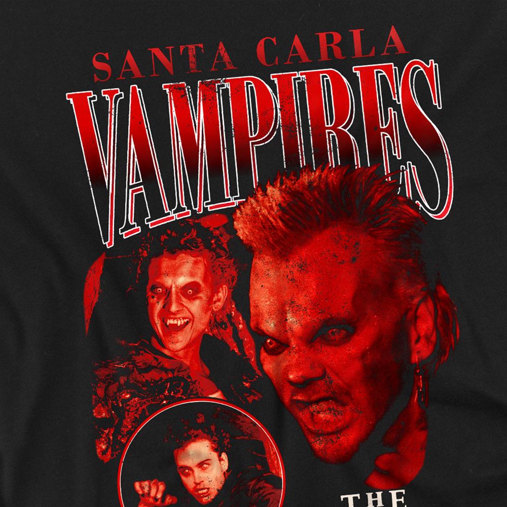 Black - Side - The Lost Boys Unisex Adult Santa Carla Vampires T-Shirt