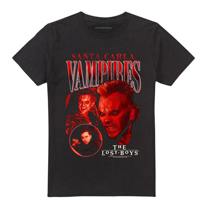 Black - Front - The Lost Boys Unisex Adult Santa Carla Vampires T-Shirt