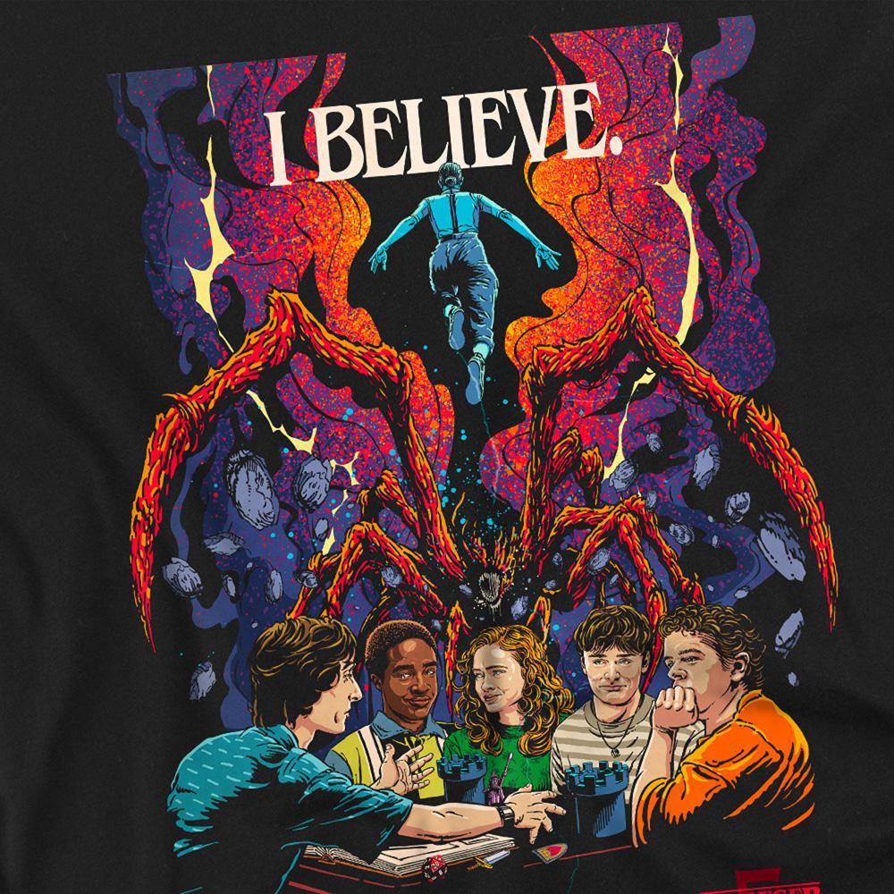 Black - Side - Stranger Things 5 Unisex Adult Butcher Billy Chapter 8 T-Shirt
