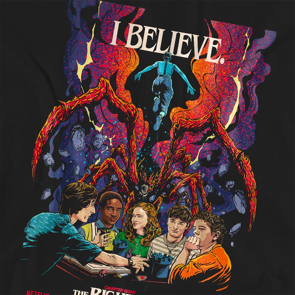Black - Side - Stranger Things 5 Womens-Ladies Butcher Billy Chapter 8 T-Shirt