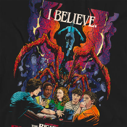 Black - Side - Stranger Things 5 Womens-Ladies Butcher Billy Chapter 8 T-Shirt