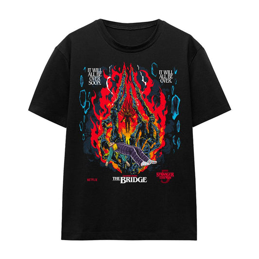 Black - Front - Stranger Things 5 Womens-Ladies Butcher Billy Chapter 7 T-Shirt