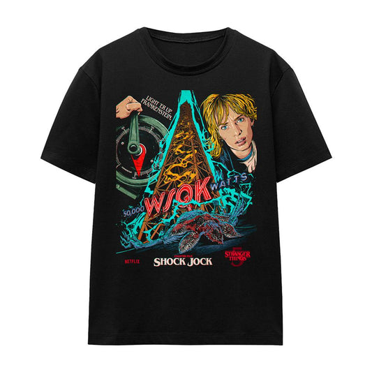 Black - Front - Stranger Things 5 Womens-Ladies Butcher Billy Chapter 5 T-Shirt