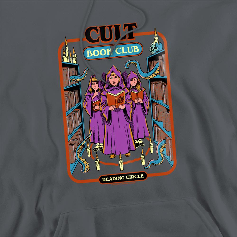 Charcoal - Side - Steven Rhodes Unisex Adult Cult Book Club Hoodie