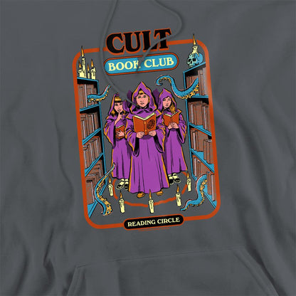 Charcoal - Side - Steven Rhodes Unisex Adult Cult Book Club Hoodie