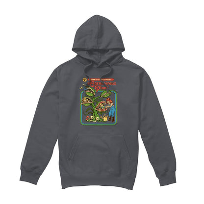 Charcoal - Front - Steven Rhodes Unisex Adult Carnivorous Plant Hoodie