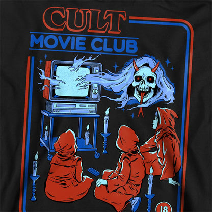 Black - Side - Steven Rhodes Unisex Adult Cult Movie Club Sweatshirt