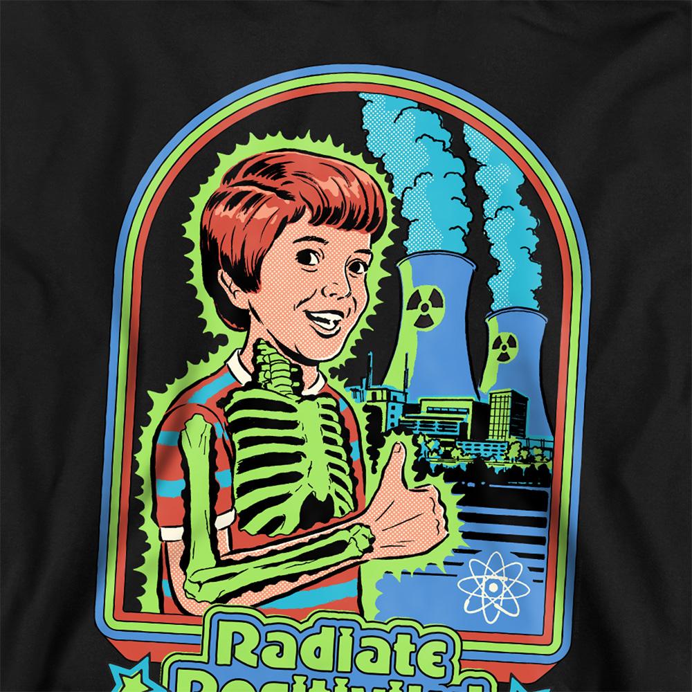 Black - Side - Steven Rhodes Unisex Adult Radiate Positivity Sweatshirt