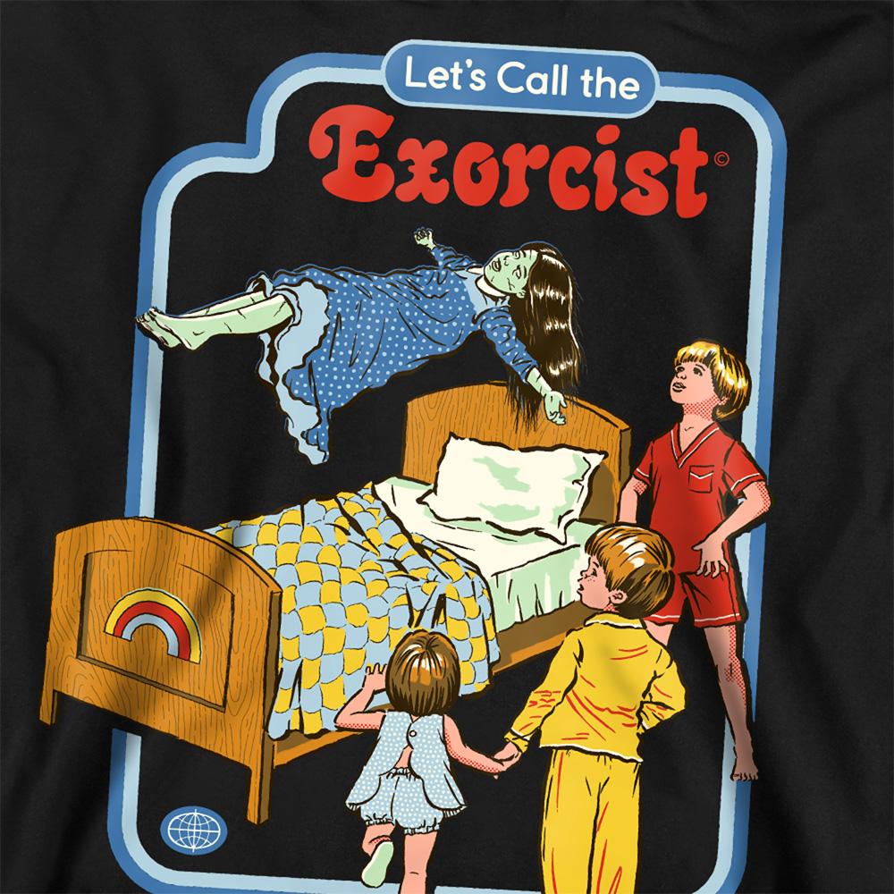 Black - Side - Steven Rhodes Unisex Adult Lets Call The Exorcist Sweatshirt