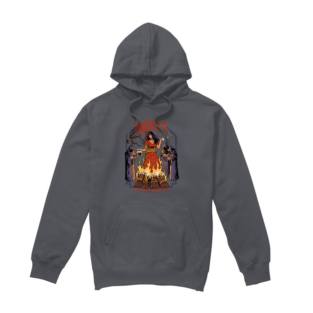 Charcoal - Front - Steven Rhodes Unisex Adult Dark Roast Hoodie
