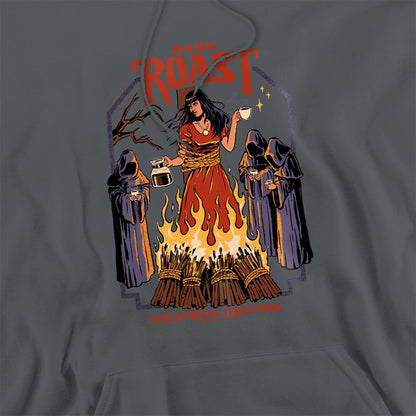 Charcoal - Side - Steven Rhodes Unisex Adult Dark Roast Hoodie
