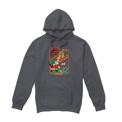 Charcoal - Front - Steven Rhodes Unisex Adult Let´s Catch Santa Hoodie