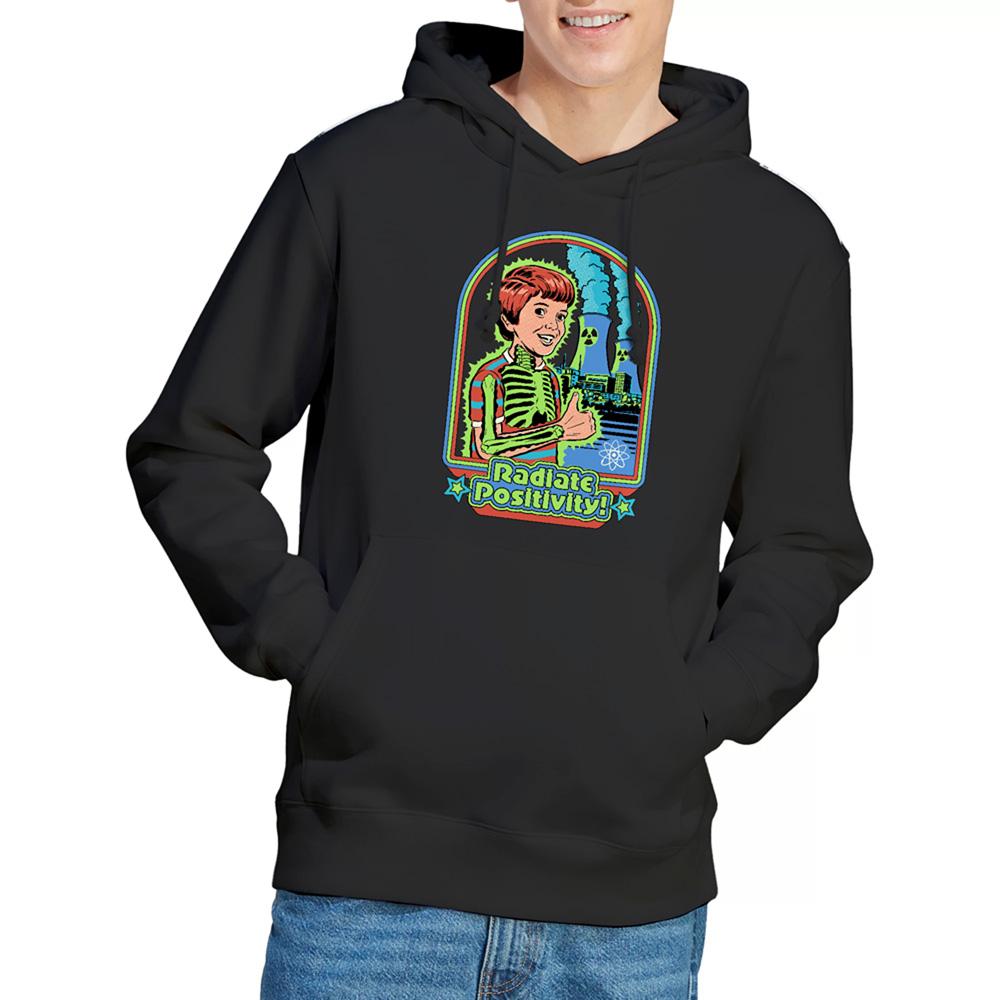 Black - Back - Steven Rhodes Unisex Adult Radiate Positivity Hoodie