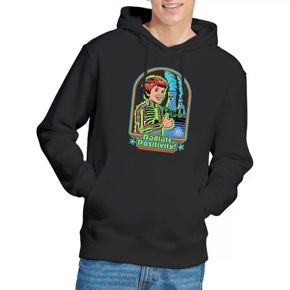 Black - Back - Steven Rhodes Unisex Adult Radiate Positivity Hoodie