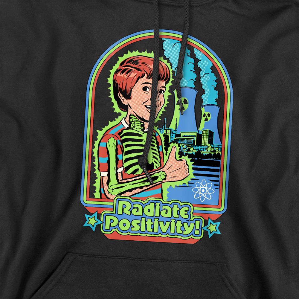 Black - Side - Steven Rhodes Unisex Adult Radiate Positivity Hoodie