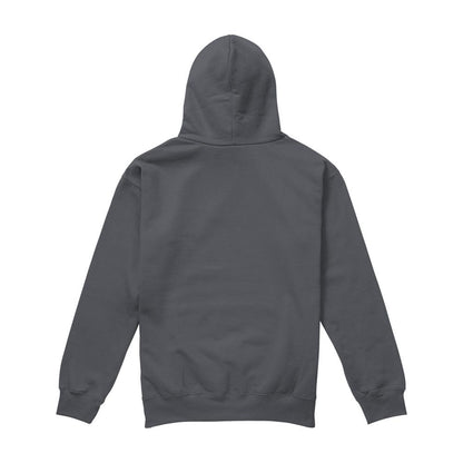 Charcoal - Pack Shot - Steven Rhodes Unisex Adult Don´t Talk To Strangers Hoodie