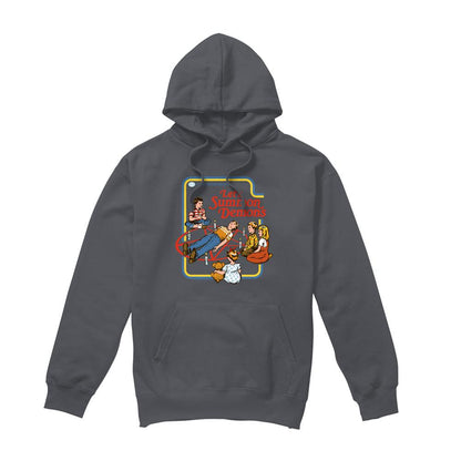 Charcoal - Front - Steven Rhodes Unisex Adult Lets Summon Demons Hoodie